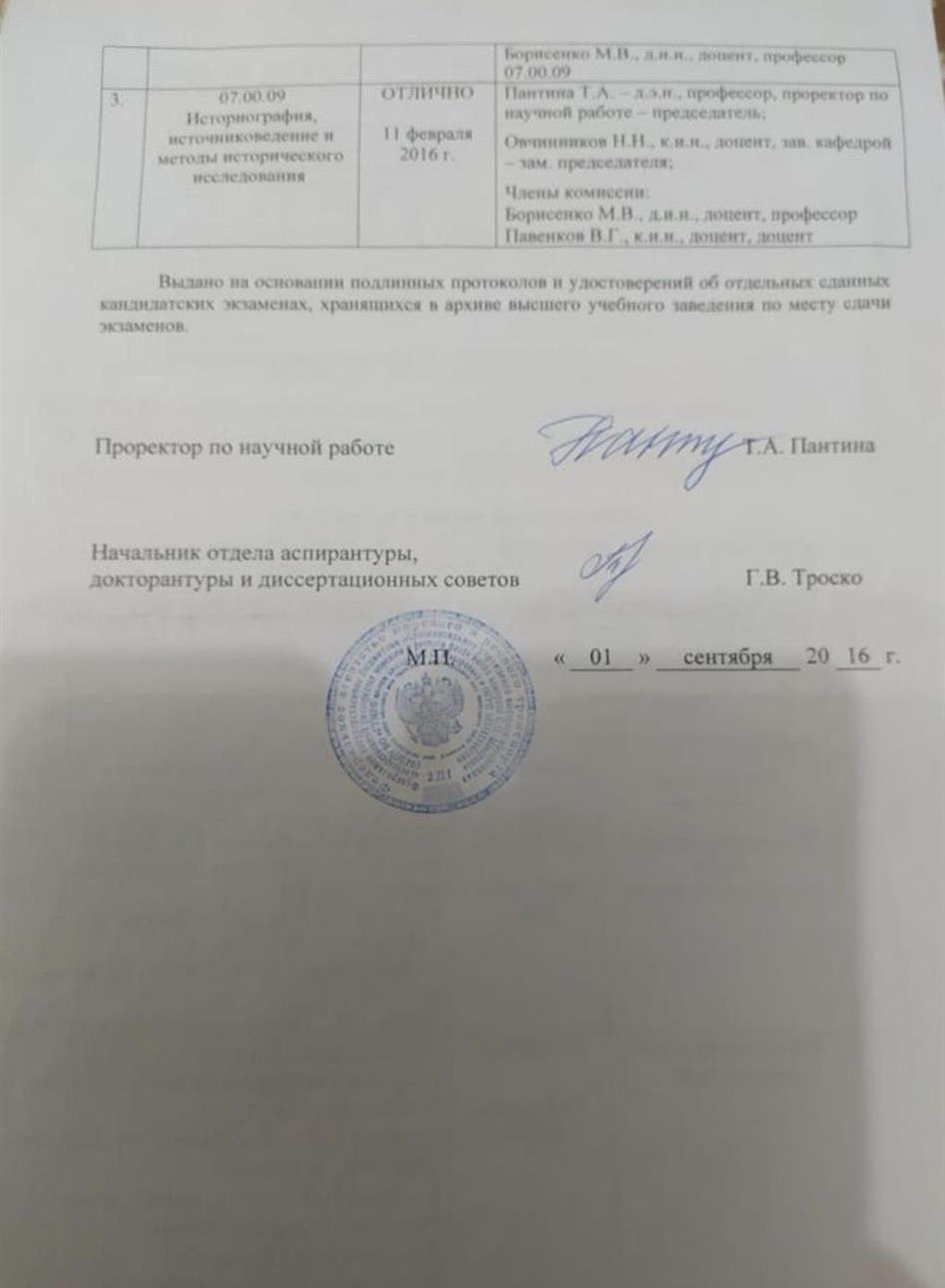 Кандидатский минимум