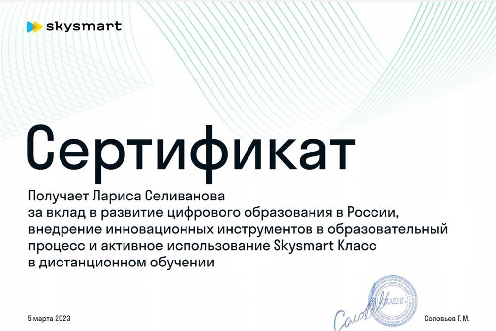 Цифровое образование 
