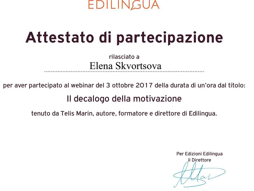 Il decalogo della motivazione