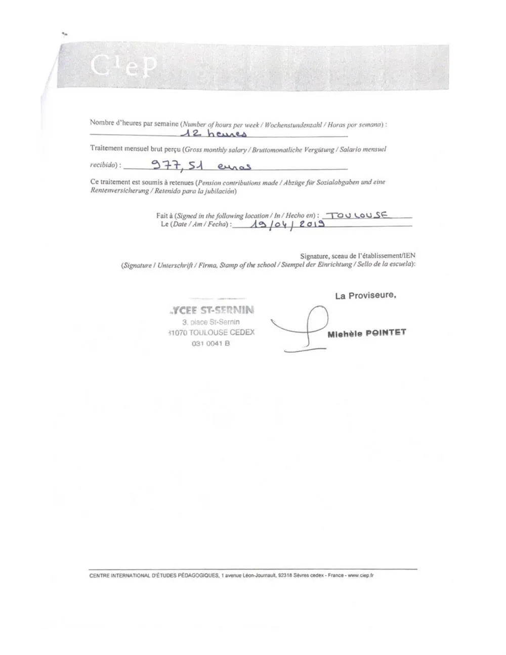 Assistant de Russe