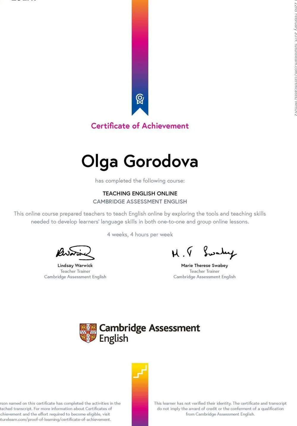 Cambridge Assessment  English 