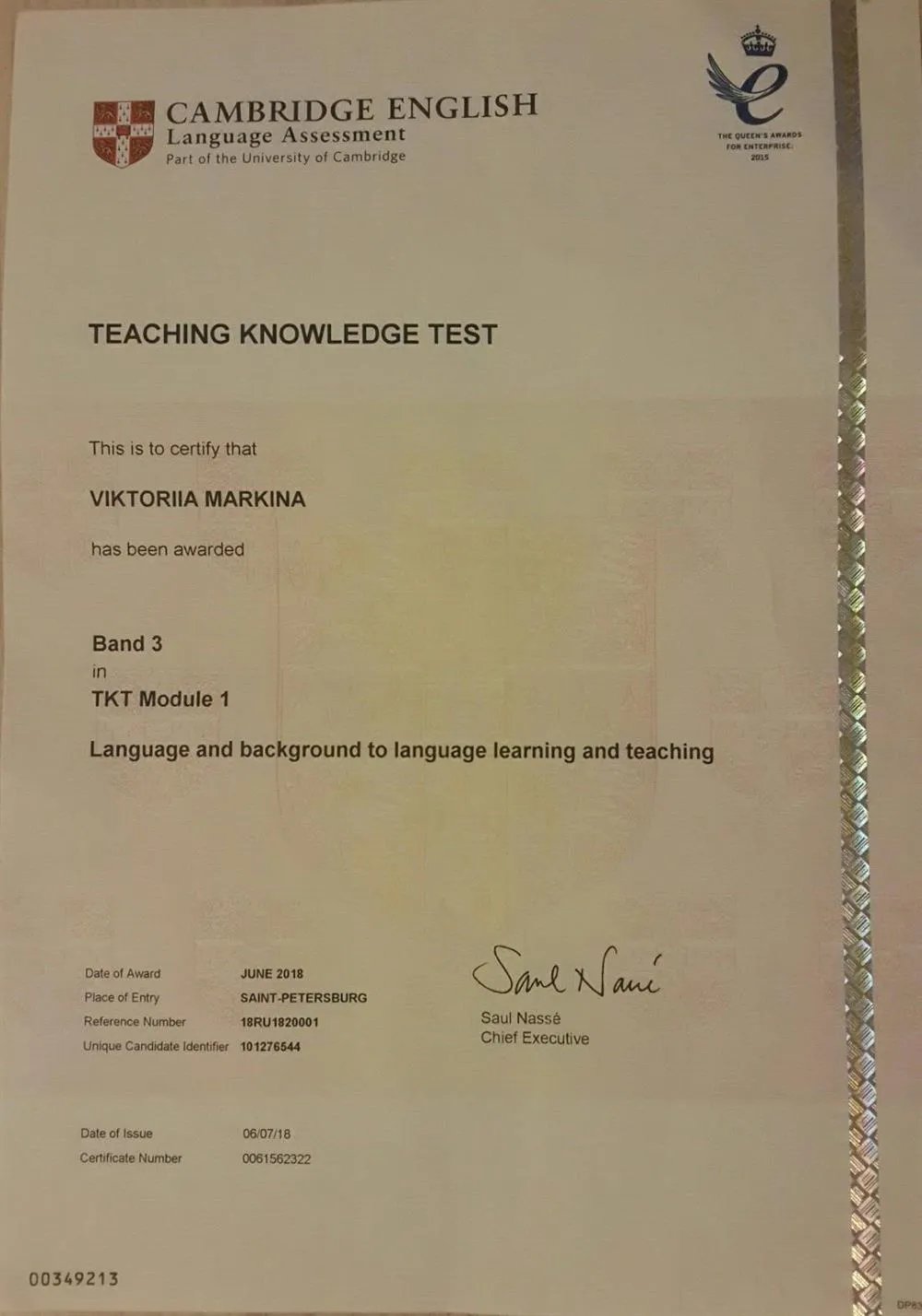 Cambridge English TKT