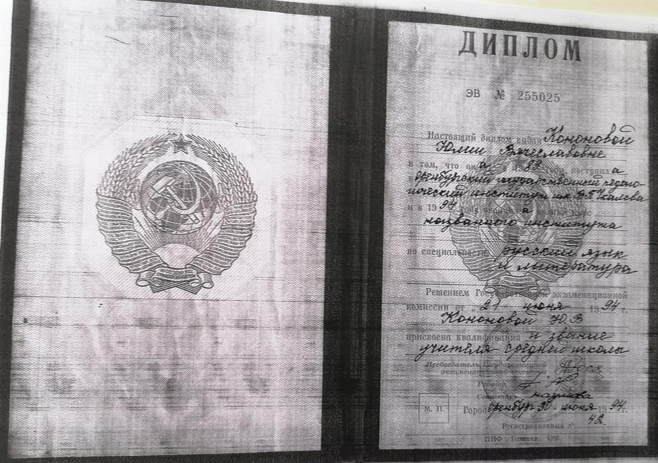 Диплом об образовании