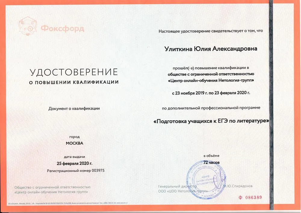 Подготовка к ЕГЭ по литературе_2020