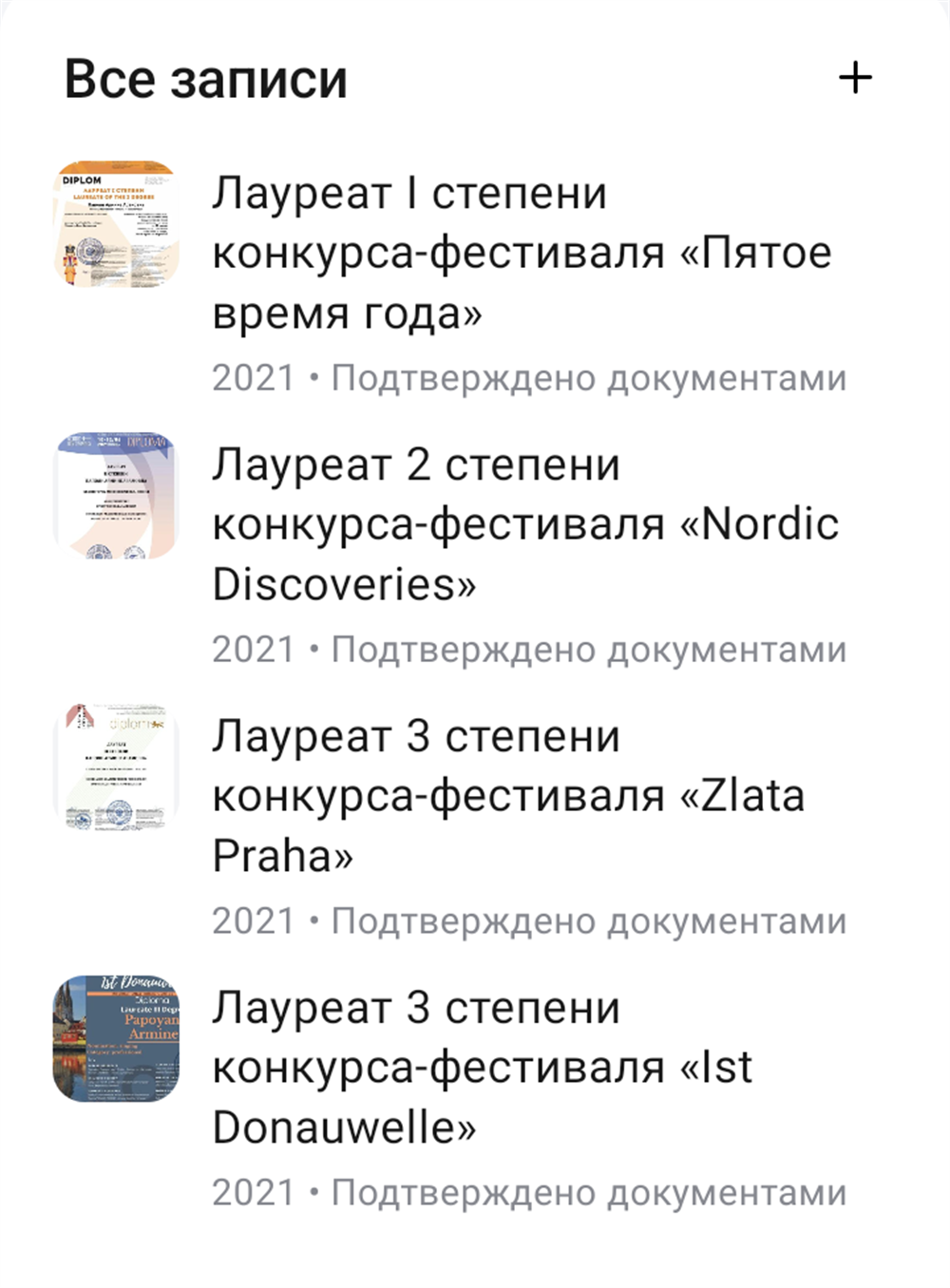 Дипломы