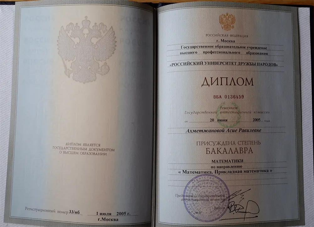 Диплом РУДН