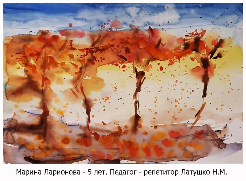 Моя ученица - 5 лет.