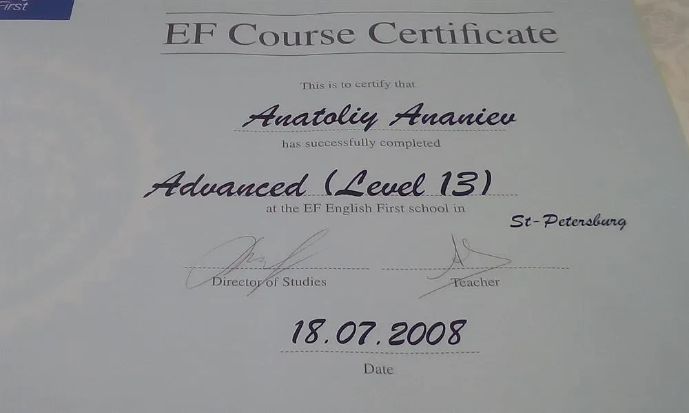English First   Advanced
