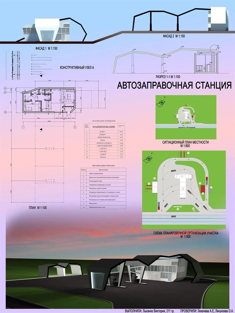 Проект автозаправочной станции