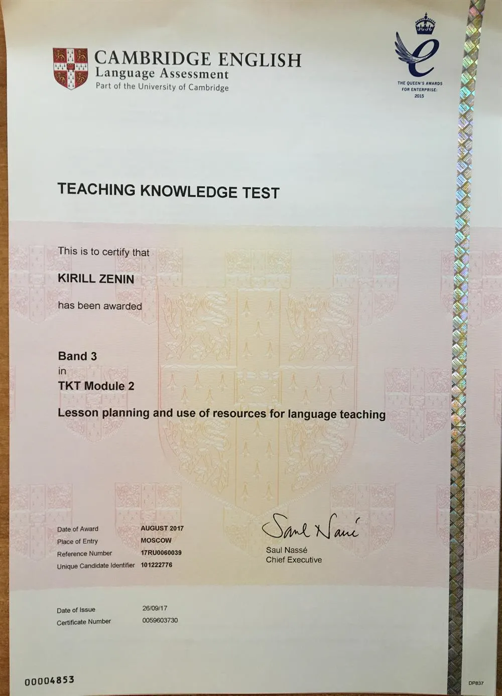 Teaching Knowledge Test 2