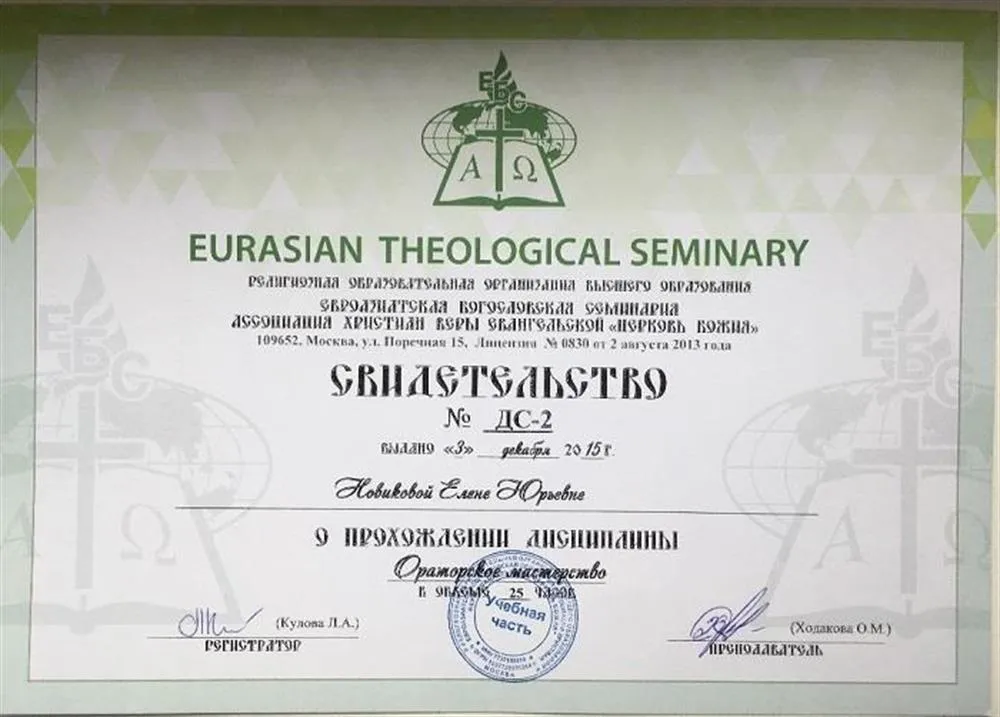 Свидетельство