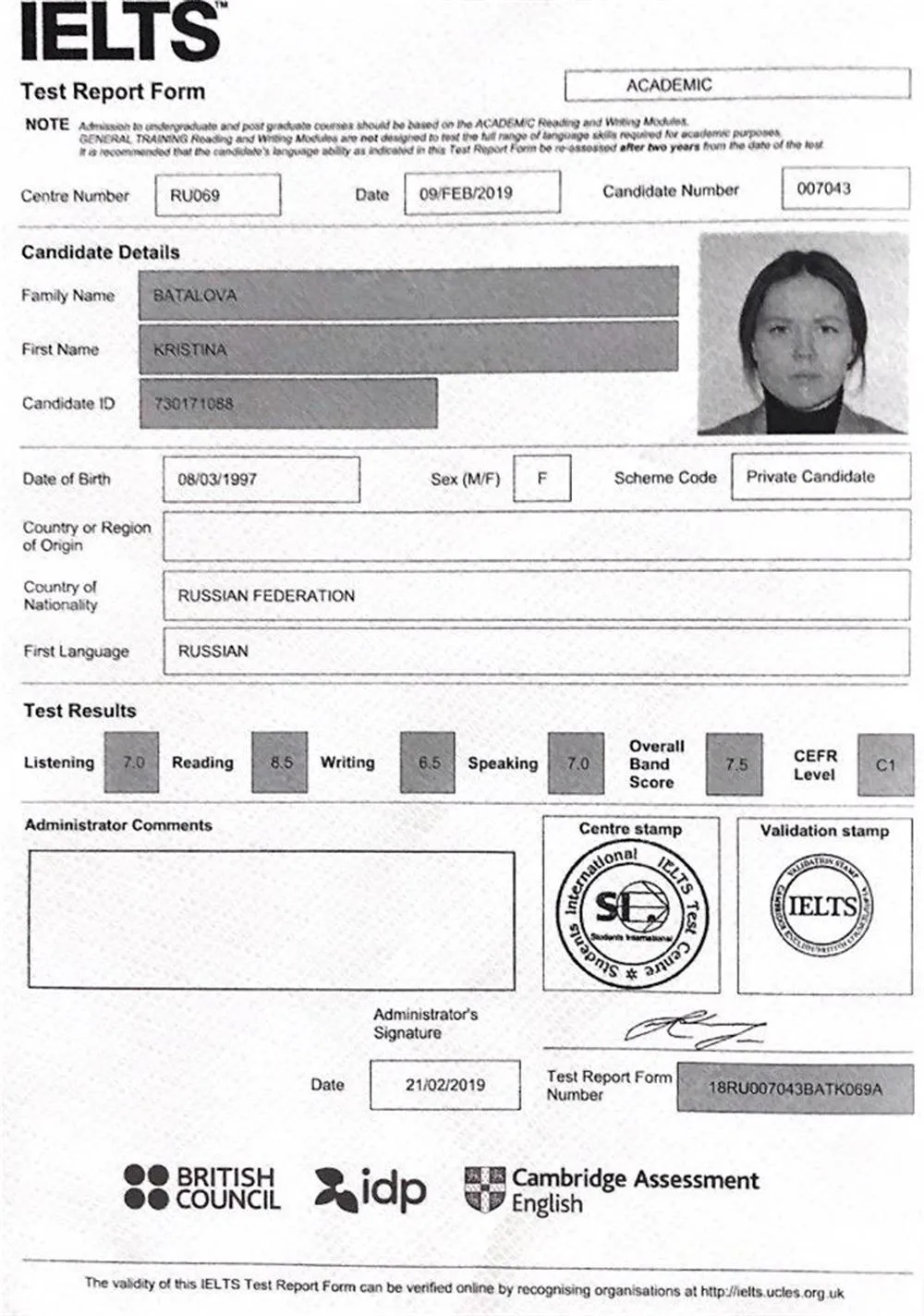 IELTS Academic