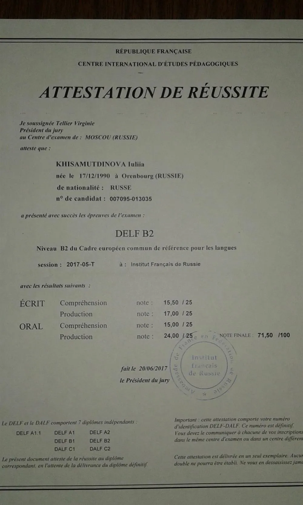 DELF B2