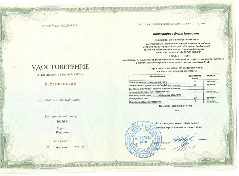 Удостоверение