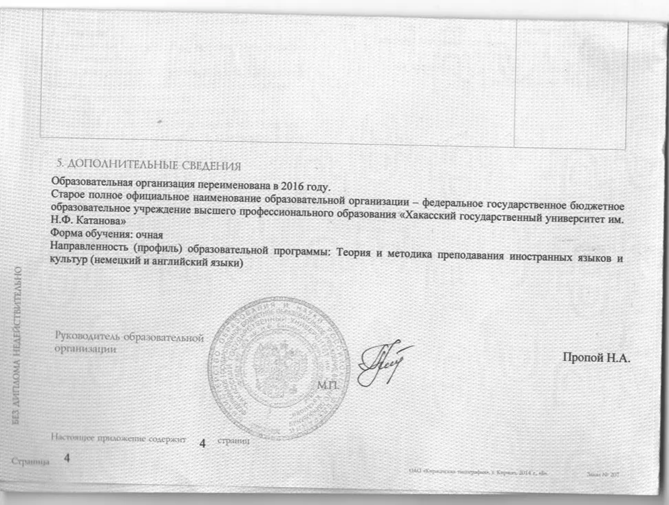 Диплом бакалавра профиль