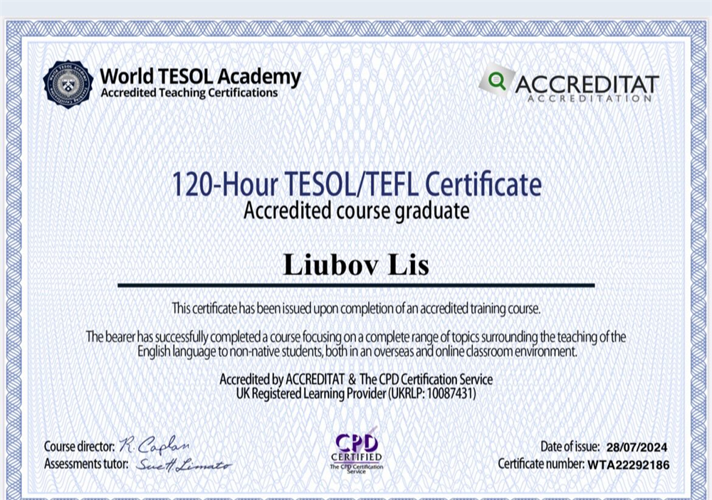 TESOL/TEFL