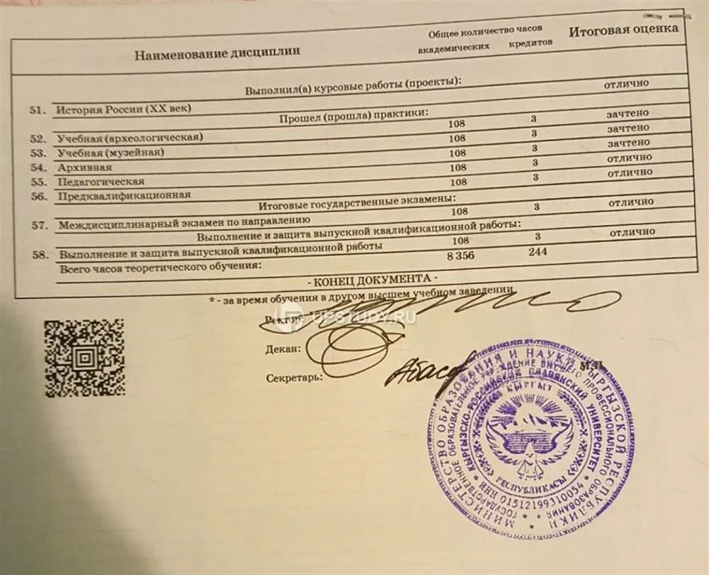 Аттестат