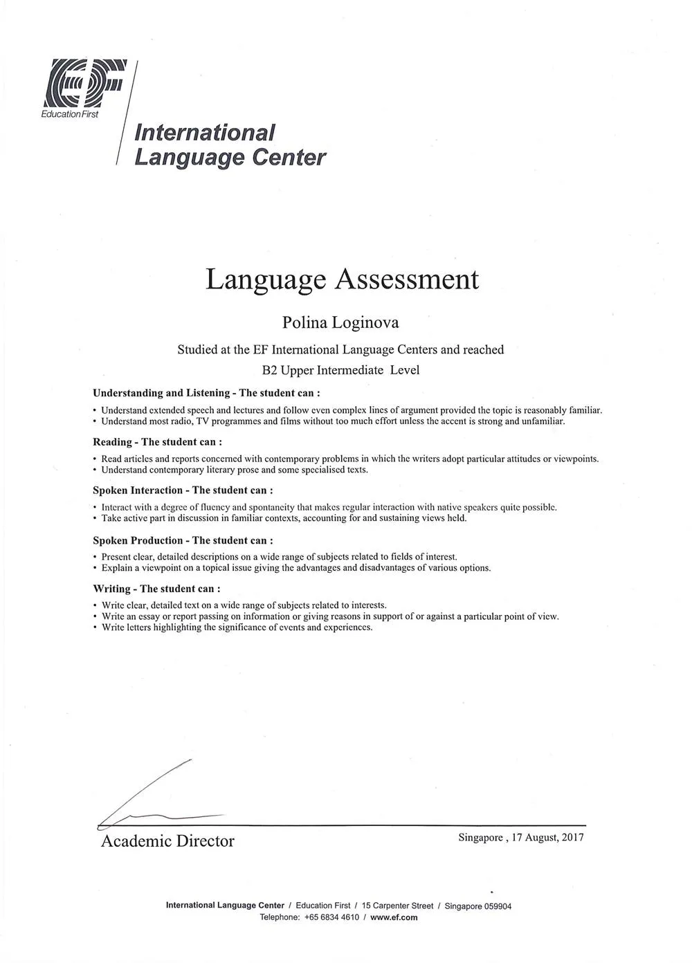 Language Assessment