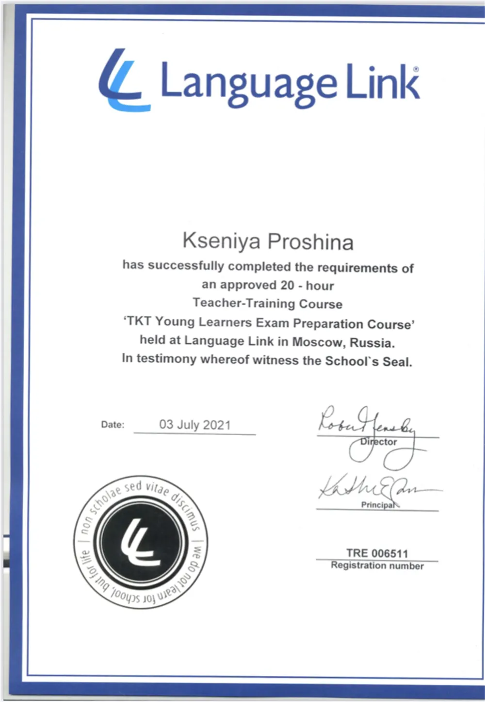 TKT Young Learners Preparation Course