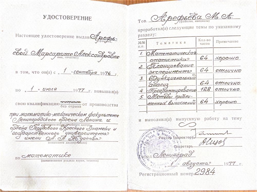 Удостоверение 2