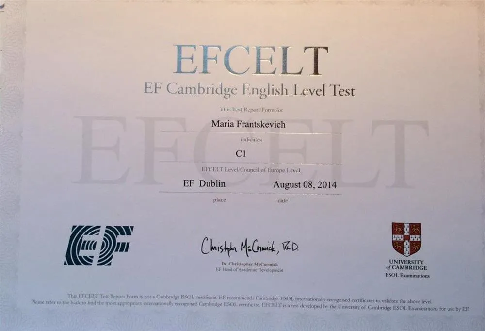 Cambridge English Level Test