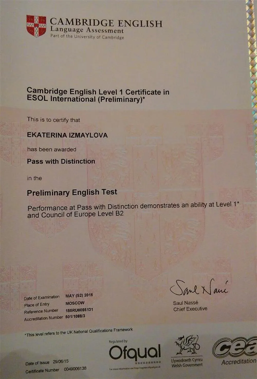 Preliminary English Test (Cambridge English Language Assessment)