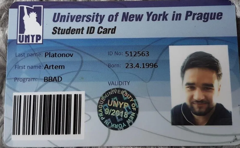 Student ID card 