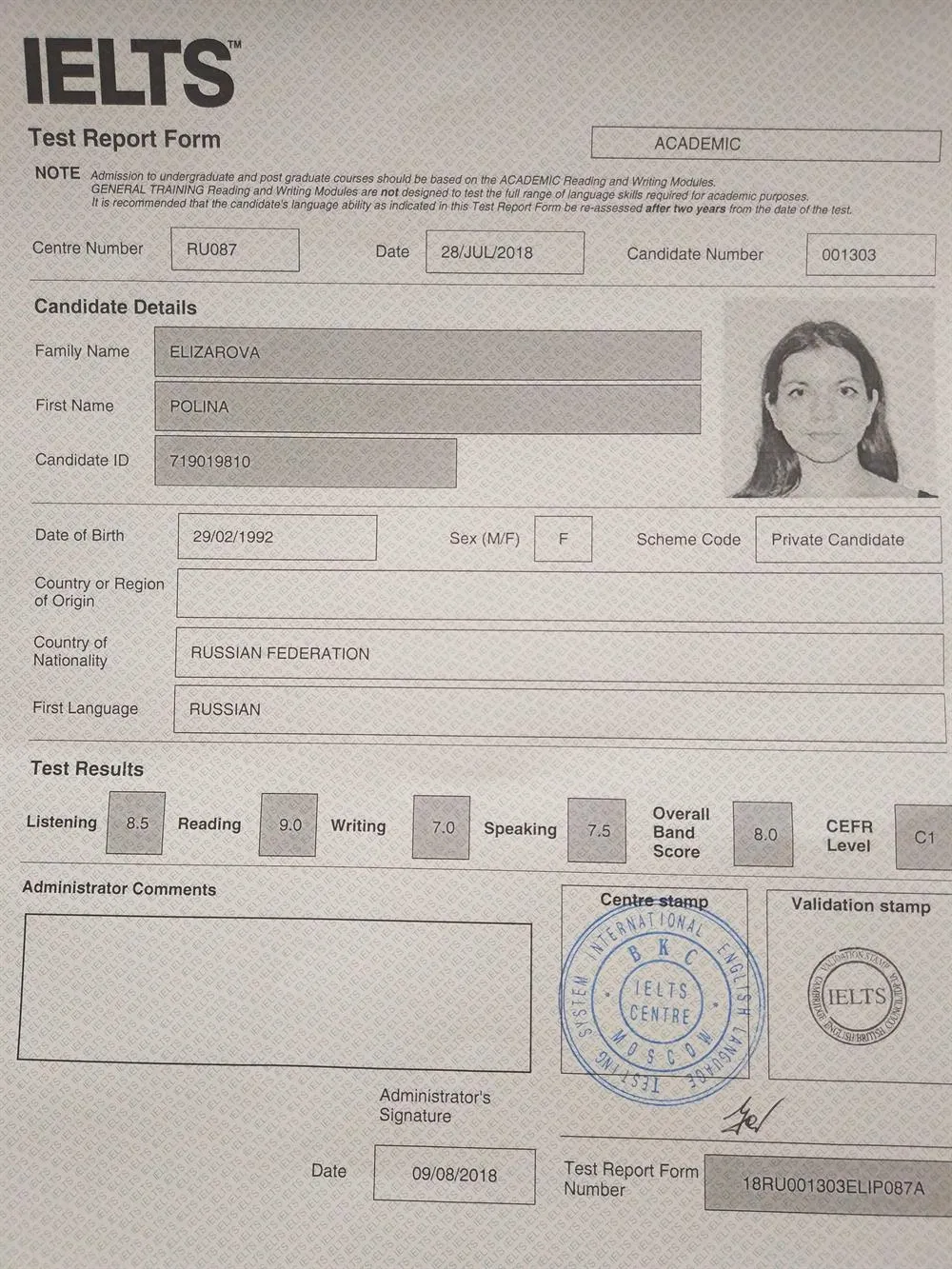 IELTS Academic