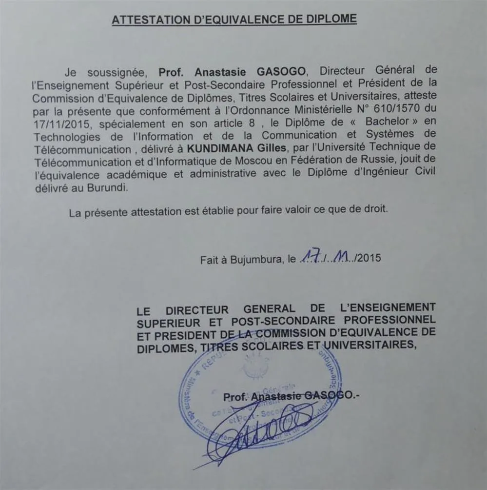 Diplome d'Ingenieur Civil