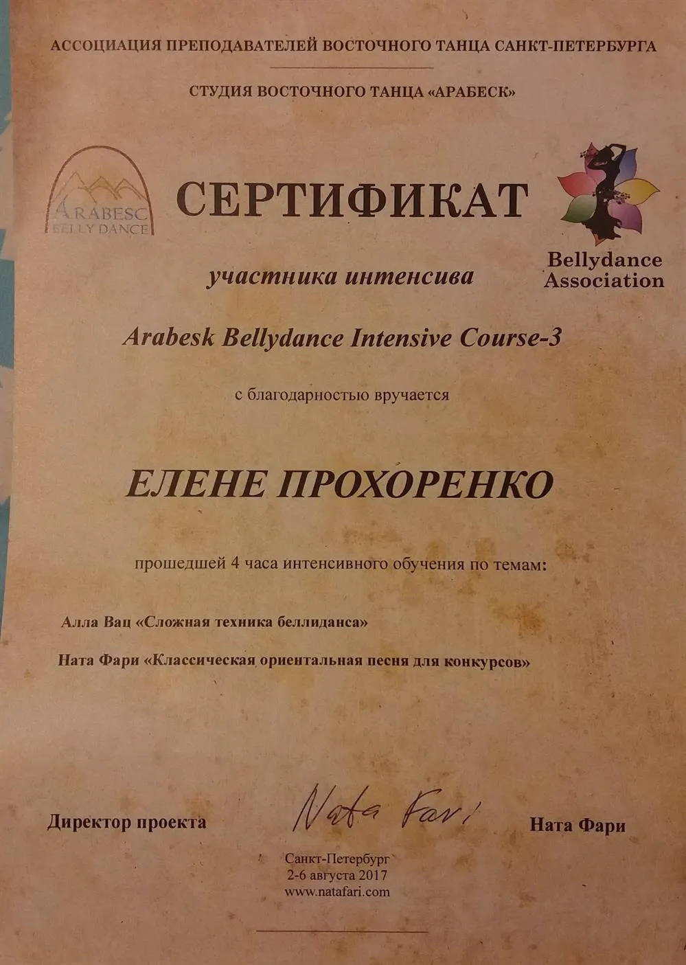 Сертификат