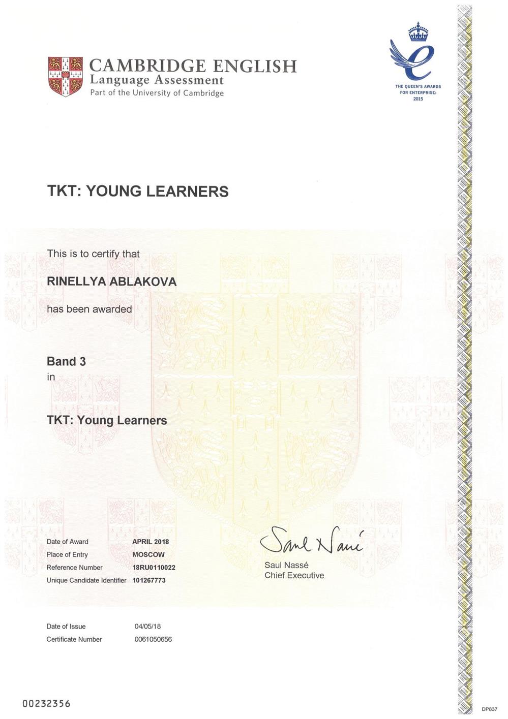 TKT Young Learners