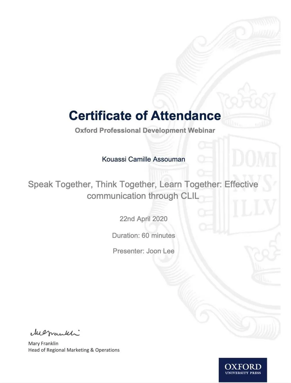 Effective Communication through CLIL