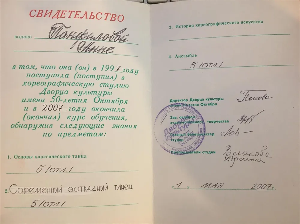 Свидетельство