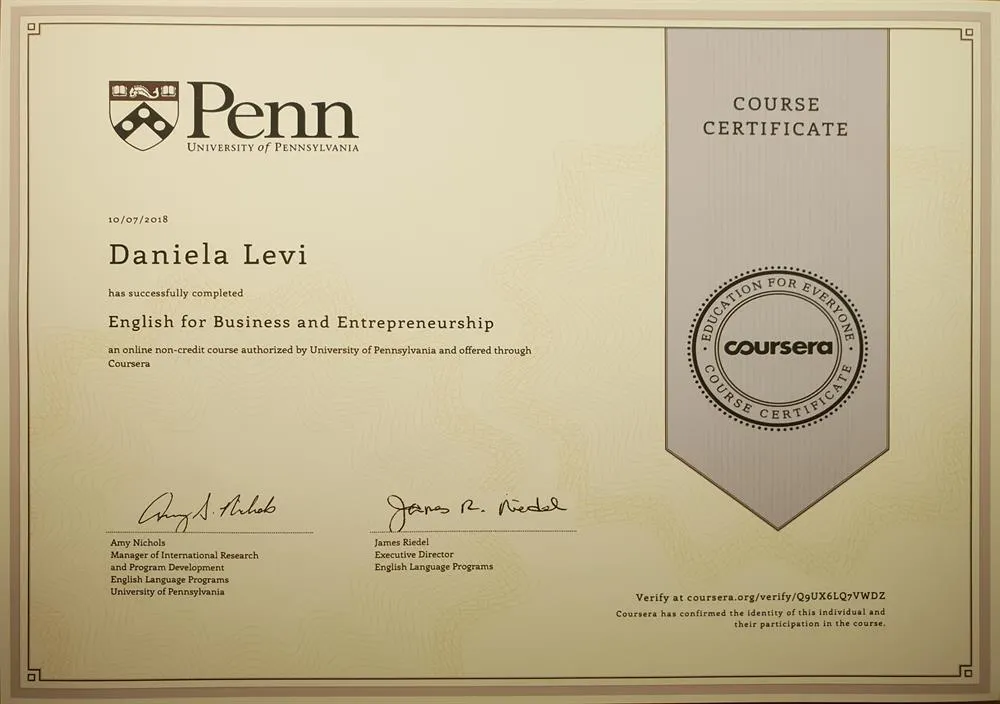 English for Business and Entrepreneurship 