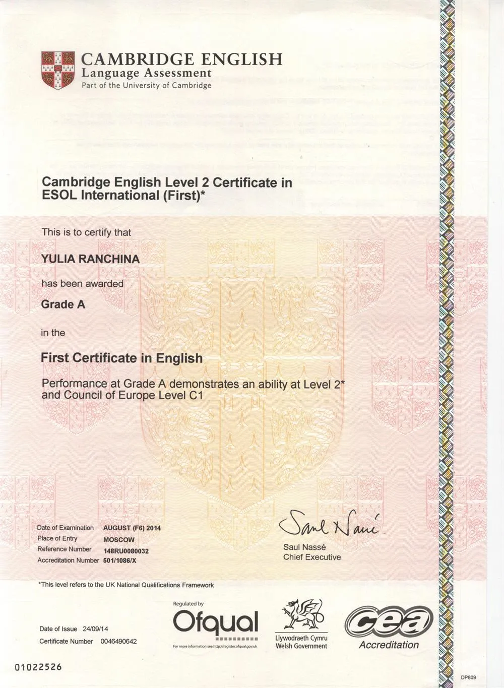 FCE - C1