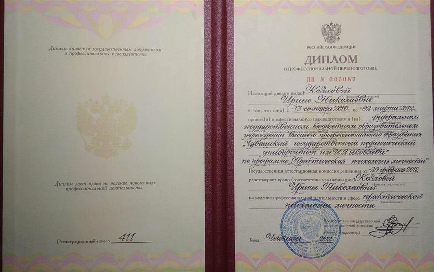 Диплом Пед.института