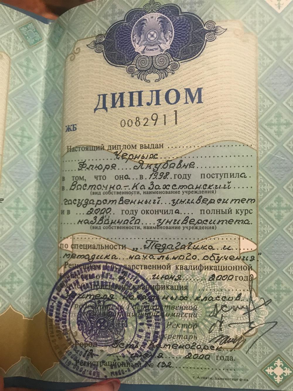 Диплом по специальности