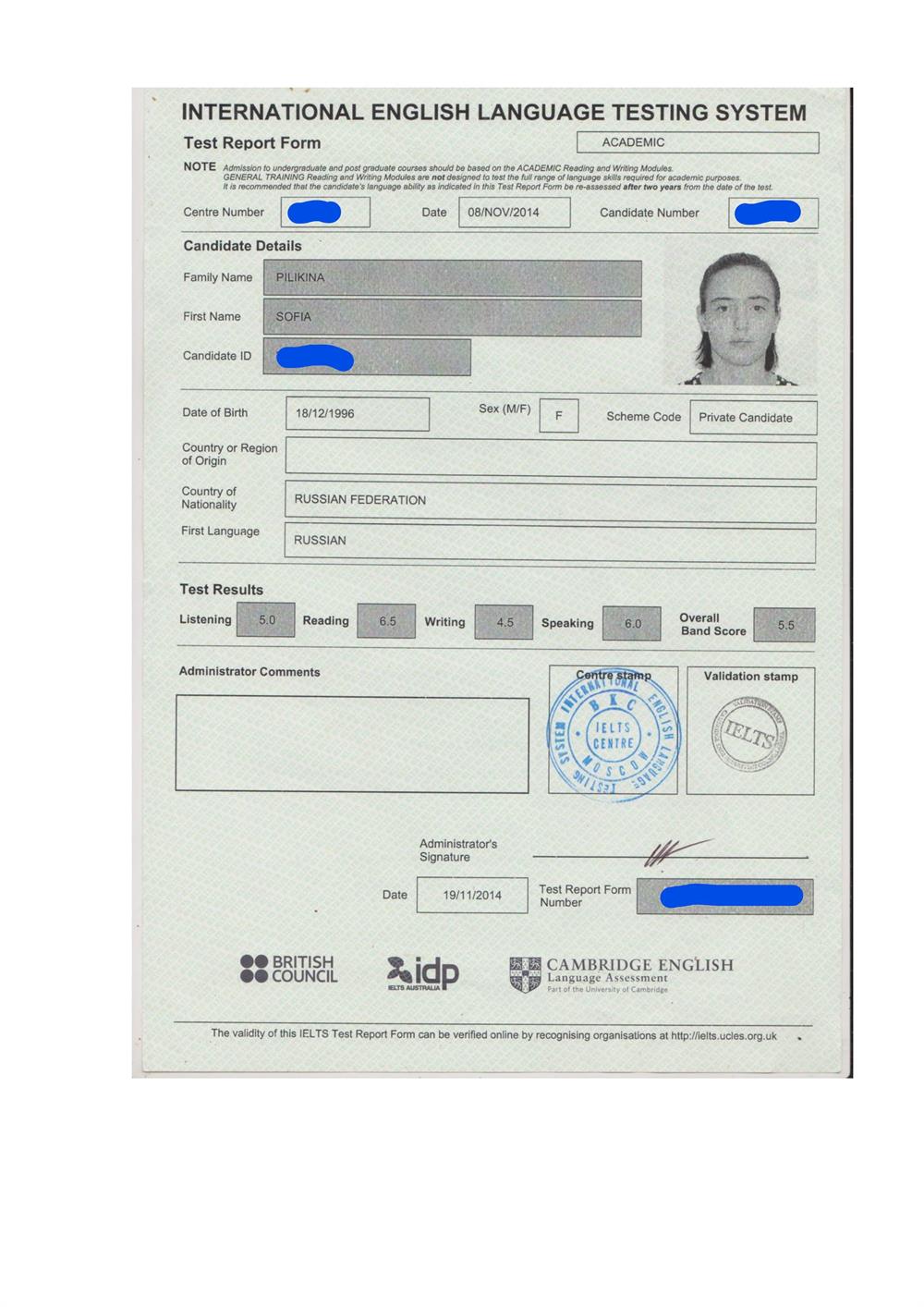 IELTS 