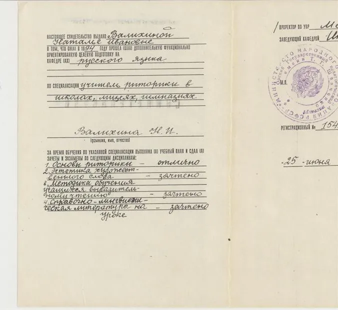 Свидетельство