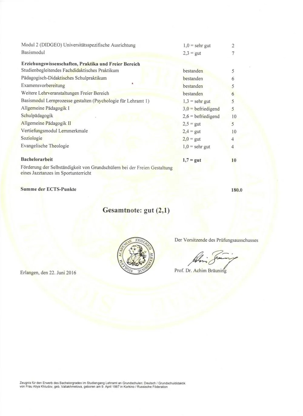 Prufungszeugnis fur den Erwerb des Bachelorgrades im Studiengang Lehramt an Grundschulen mit der Facherkombination Deutsch/ Grundschuldidaktik_3