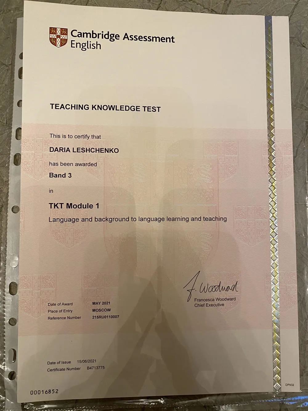 Cambridge TKT Exam