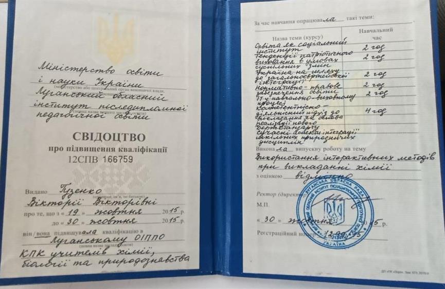 Свидетельство