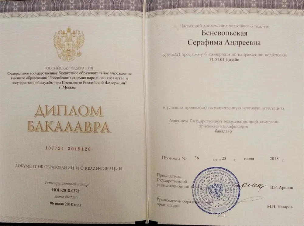 Диплом бакалавра