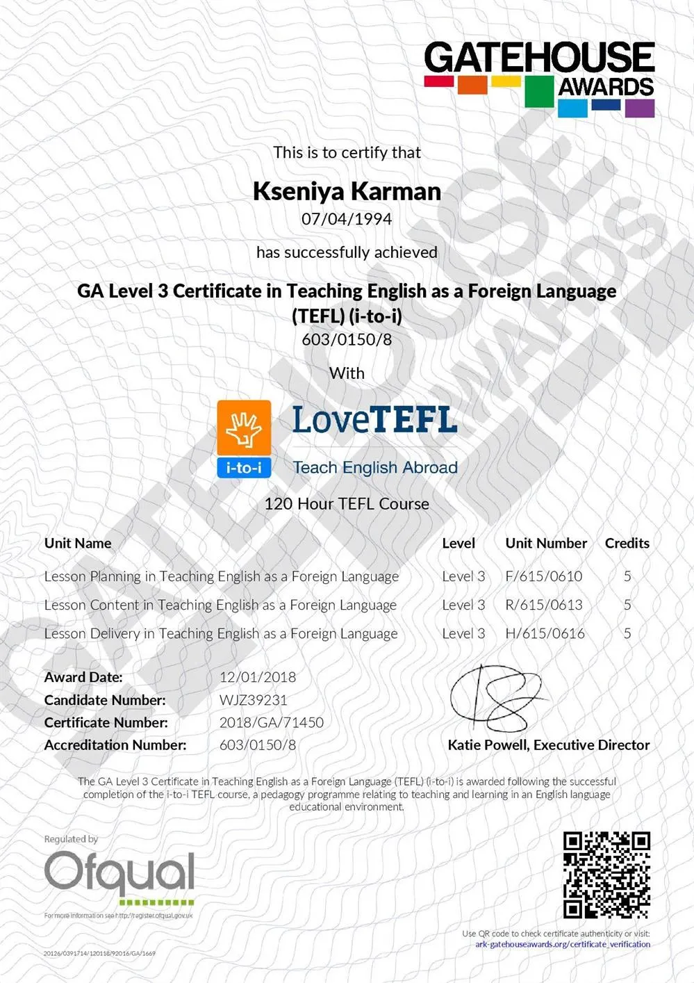 TEFL - Teaching English as a Foreign Language (преподавание английского языка как иностранного)