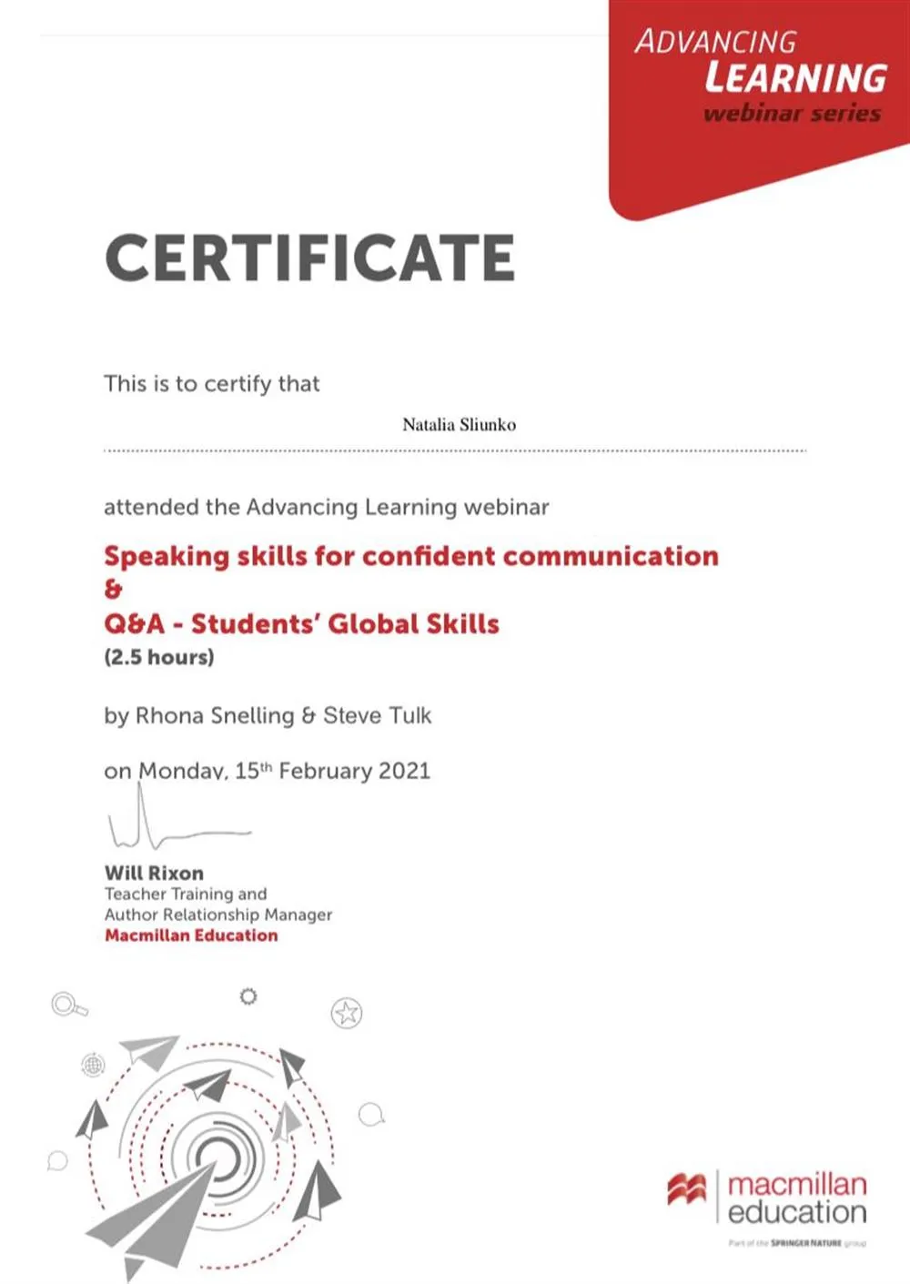 Speaking skills
