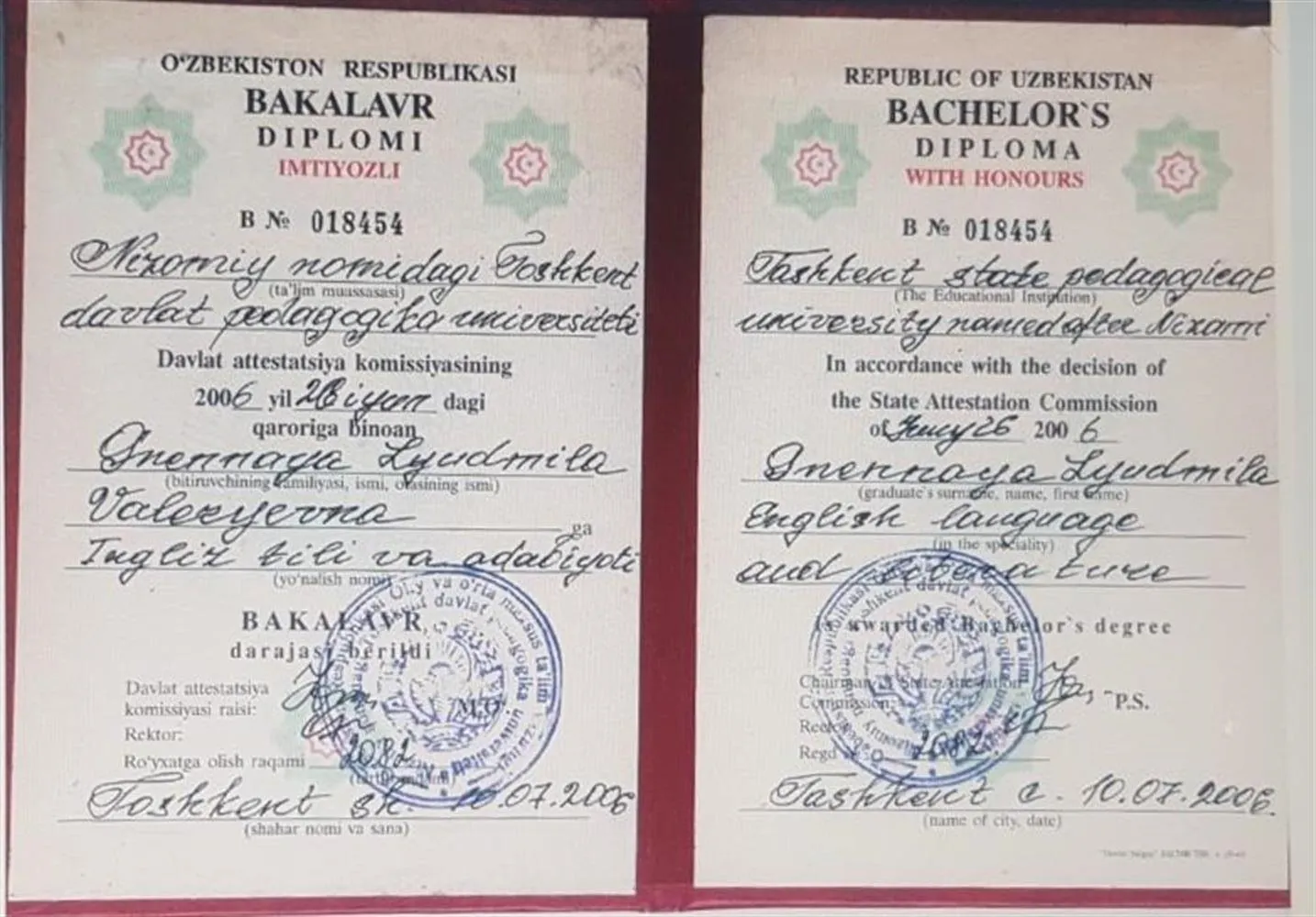 Диплом с отличием