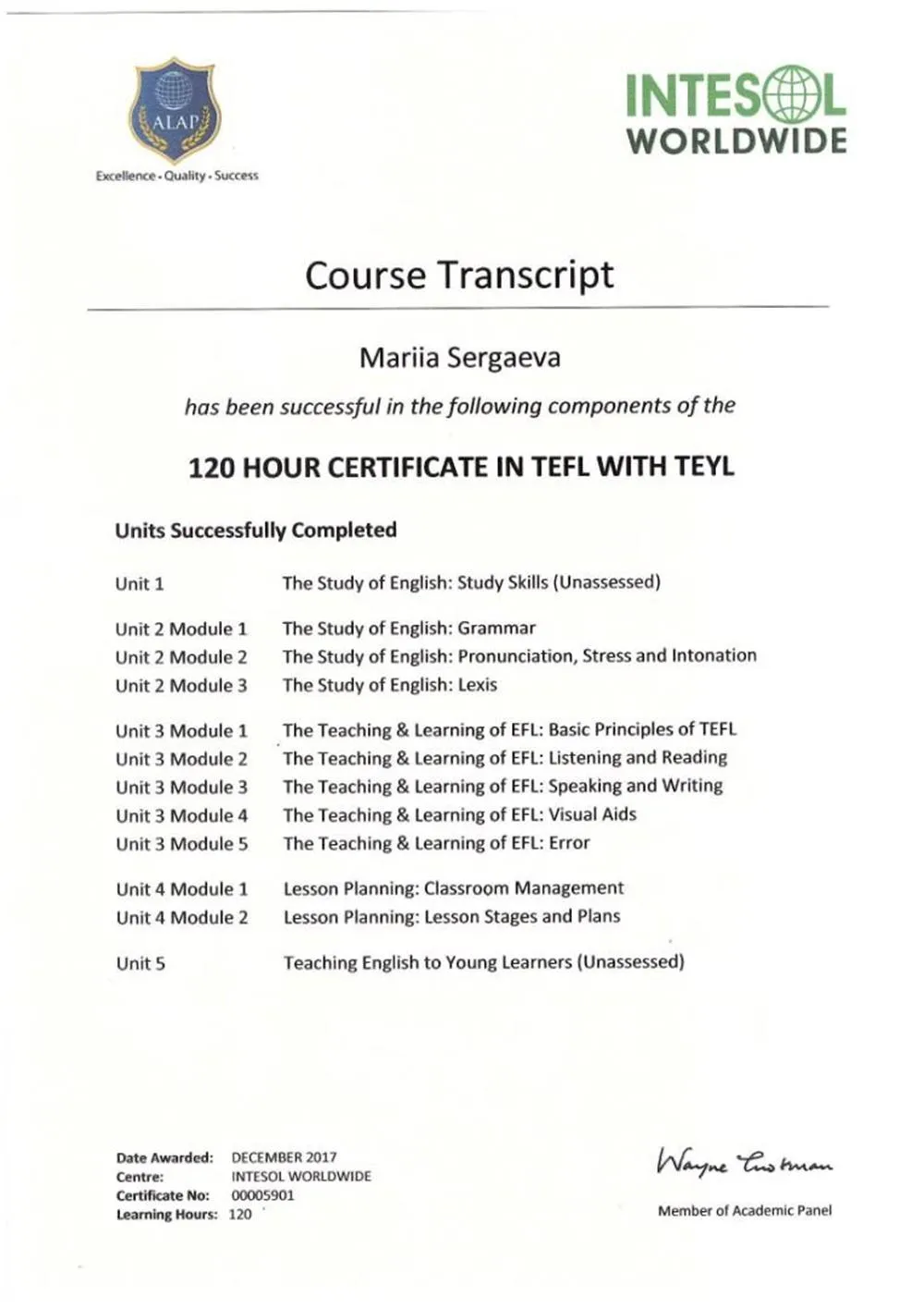 TEFL WITH TEYL