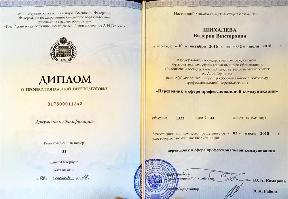 Диплом бакалавра