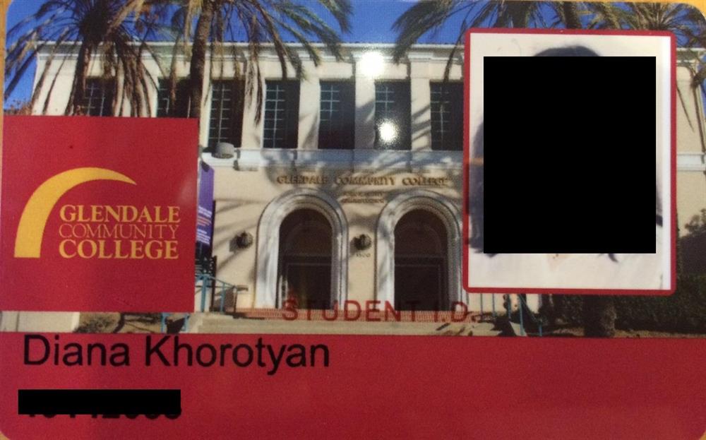 Пропуск учащегося в GCC (Glendale Community College, CA)