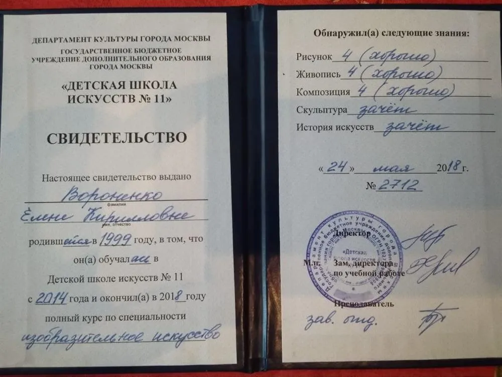 Художественное образование 